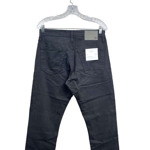 AG Adriano Goldschmied Everett Pants Slim Straight Raw Hem Gray Men Size 30Wx31L - Picture 7 of 7